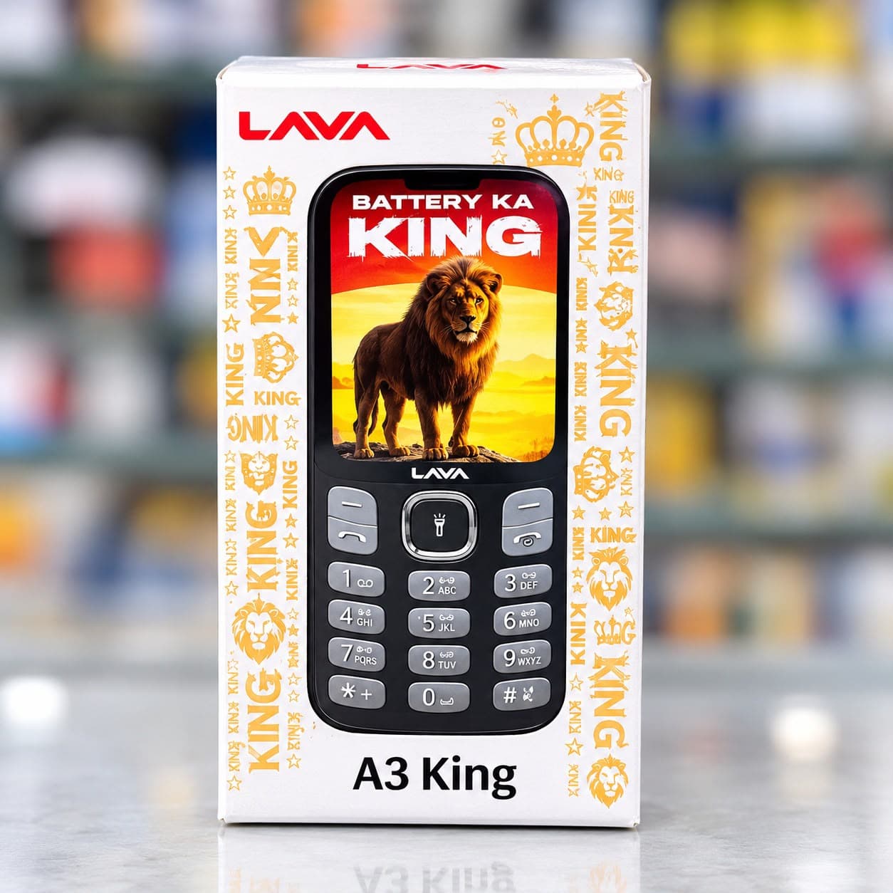 Lava A3 King 2026 Dual-SIM Keypad Feature Phone