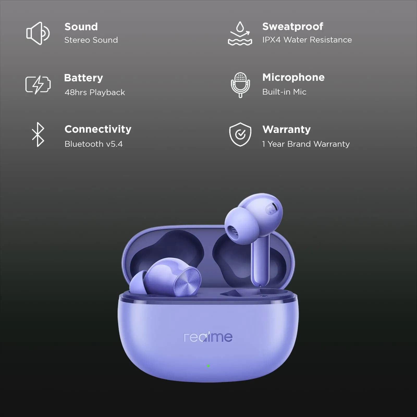 realme Buds T310 ANC Wireless Earbuds image 4
