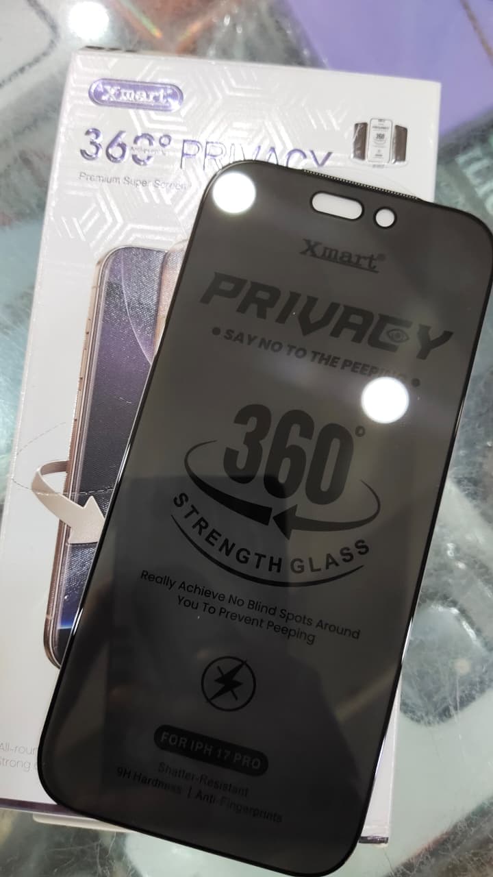 Xmart 360° Strength Glass Privacy Screen Protector Iphone