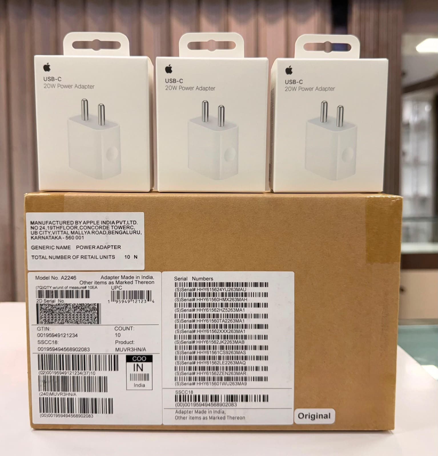 Apple 20W USB-C Power Adapter (OG) Service Centre Warranty image 1
