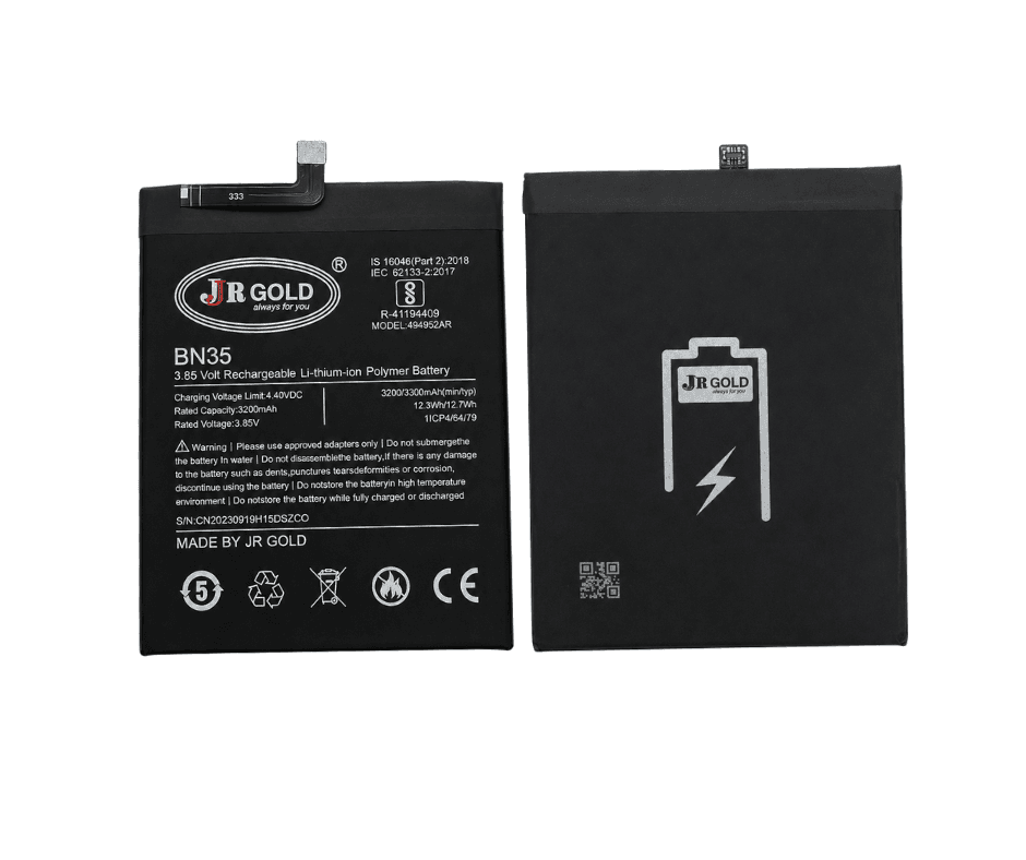 REDMI BN35 BATTERY FOR MI 5 NEW JR GOLD 100% ORIGINAL BATTERY image 3