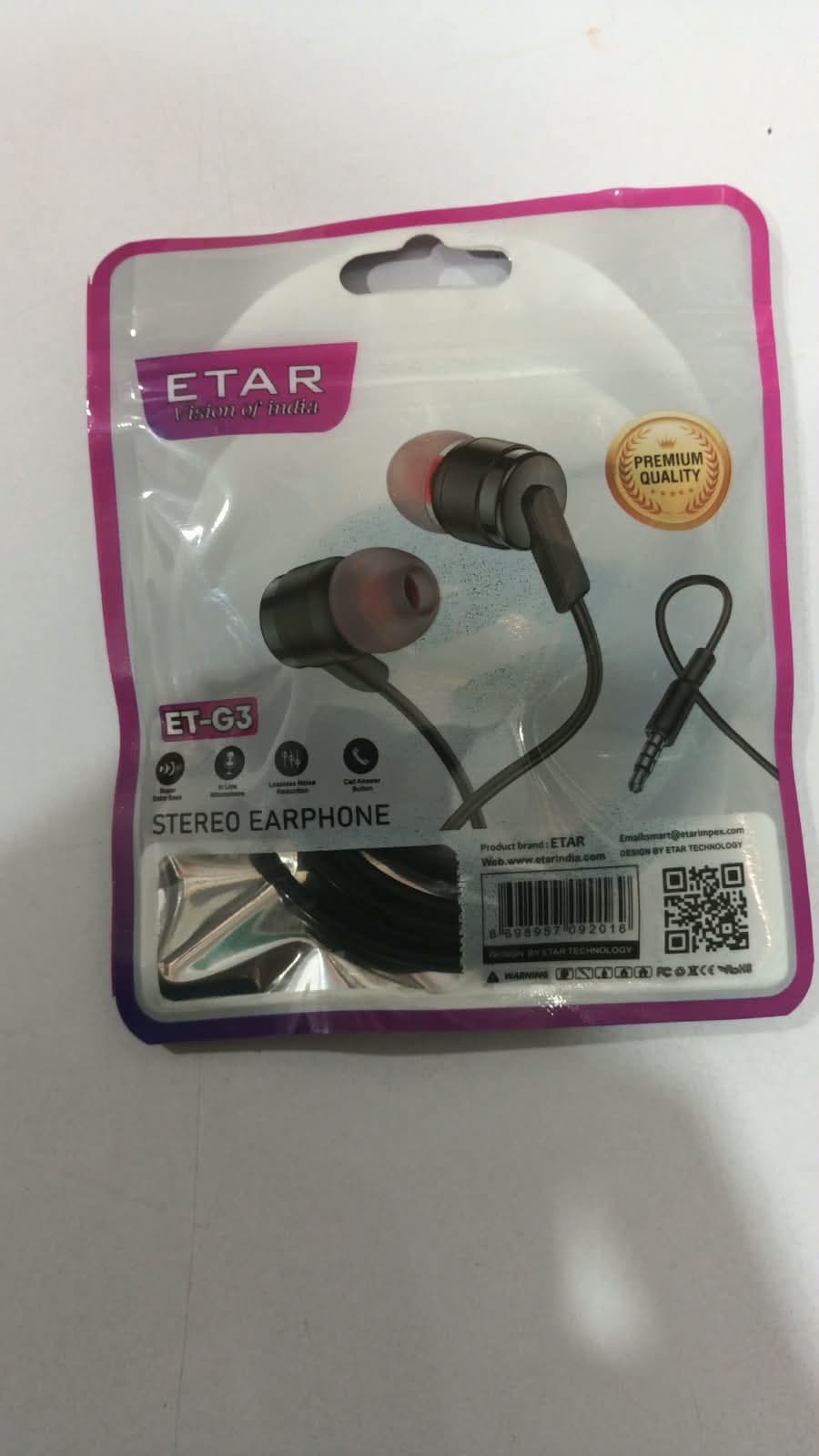 ETAR ET-G3 Stereo Earphone image 2