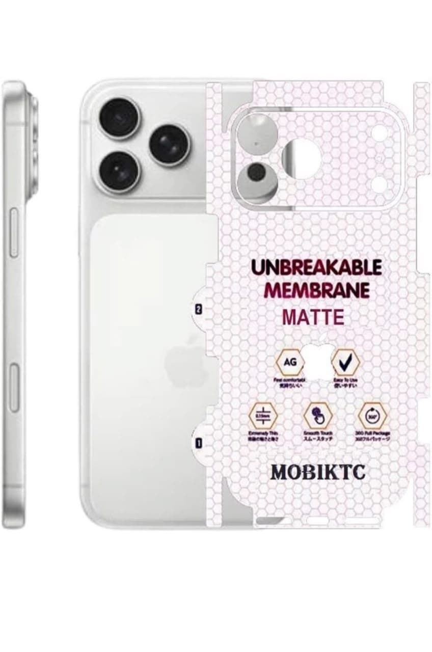 Mobiktc Unbreakable Membrane Matte Screen Protector Iphone Model Samsung S Series Available