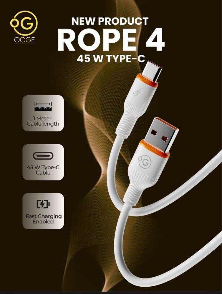 USB to Type-C & USB to V8 (Micro-USB) Silicone Fast Charging Cable image 3