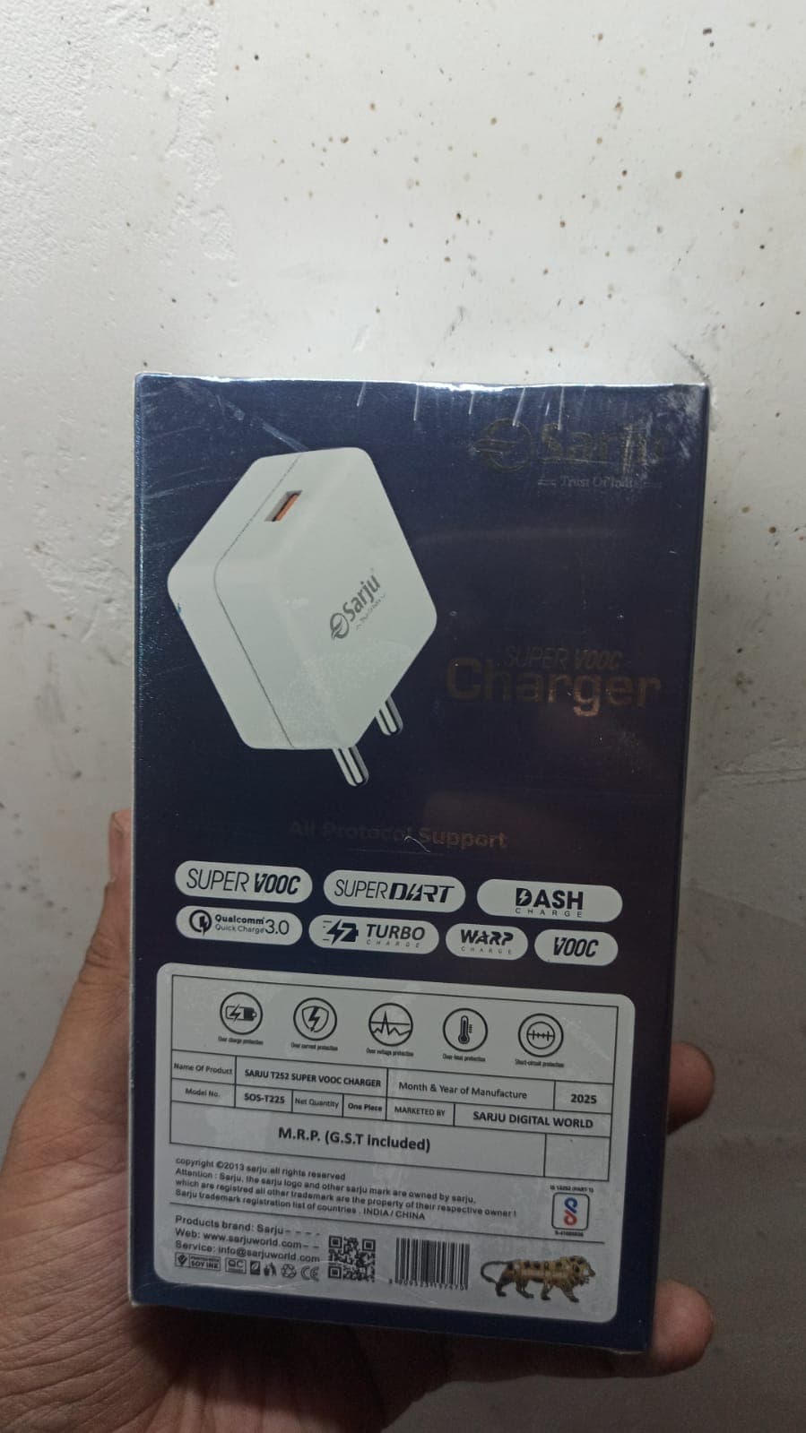 Sarju SDS-TJ21 Super VOOC Charger