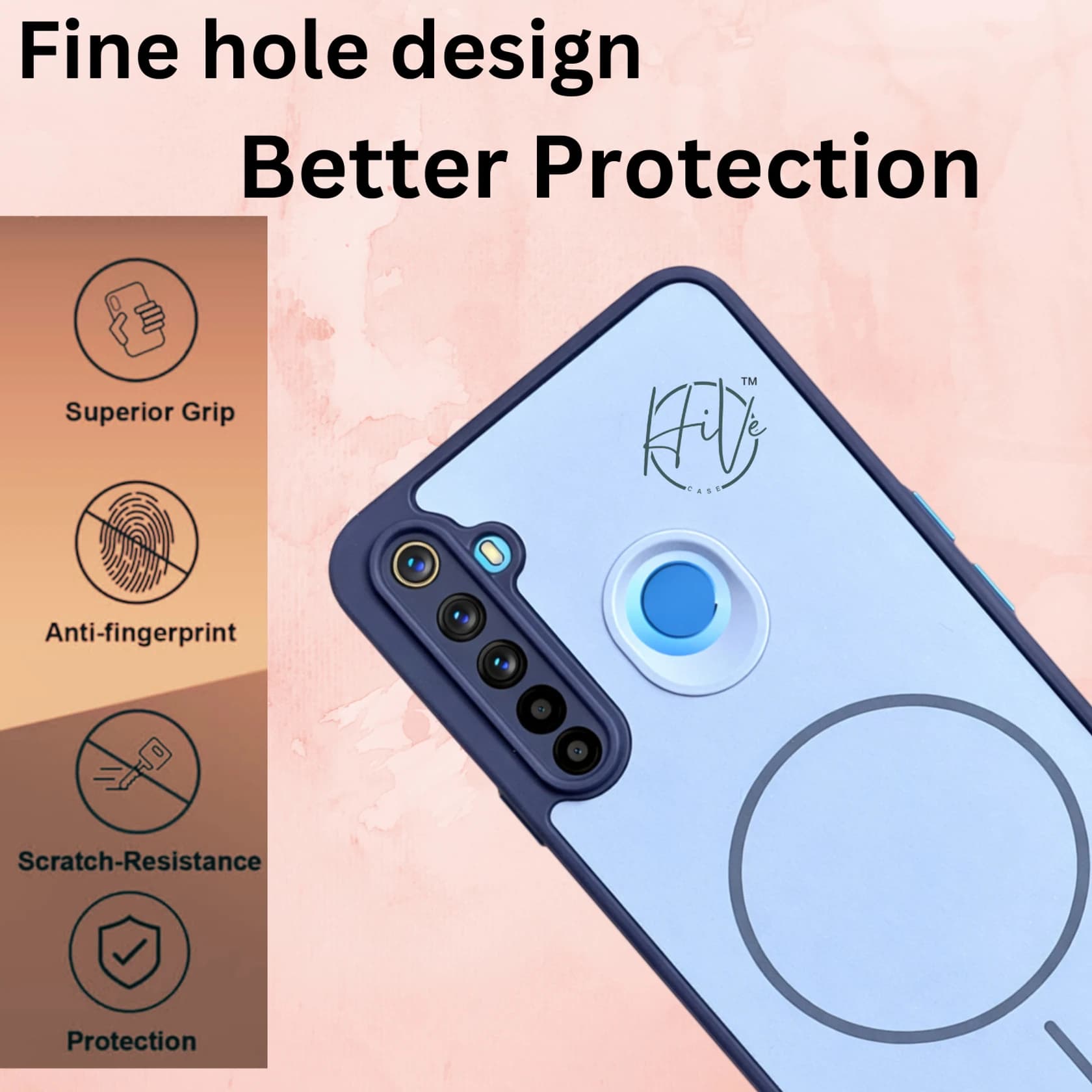 Back Cover for Realme 5, Realme 5i, Realme 5s, Realme 5A, Narzo 10A image 4