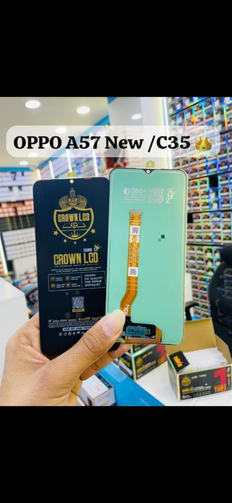 CROWN LCD Display Combo for OPPO A57 New