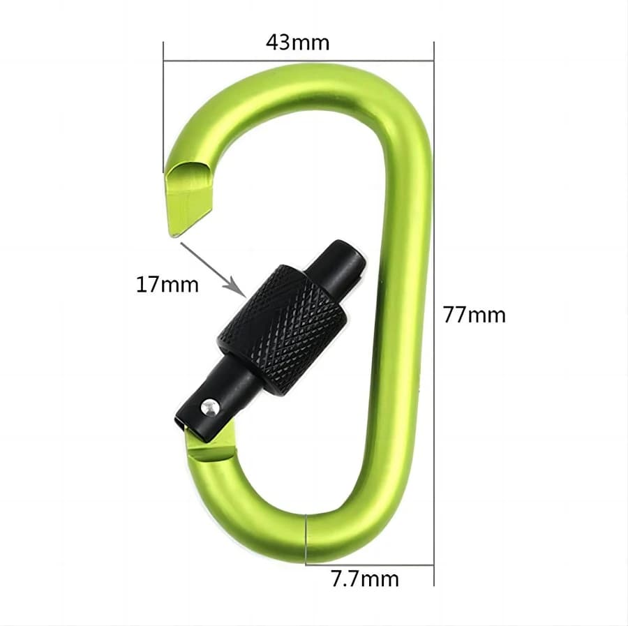 Aluminum Alloy Carabiner Clips image 2