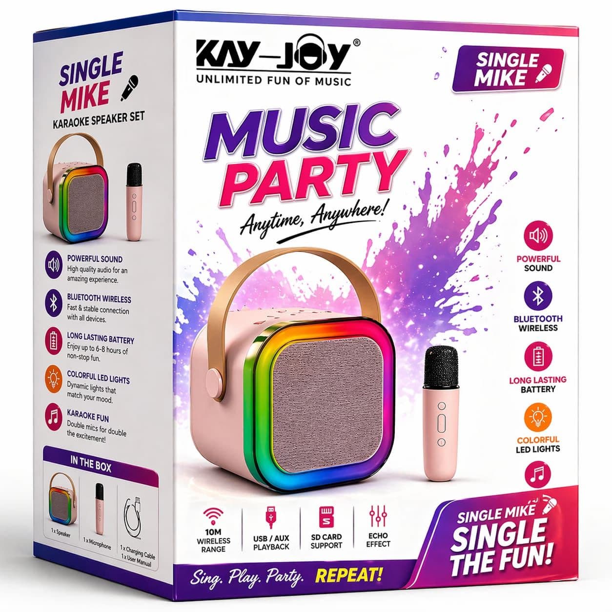 KAY JOY Single Mike Karaoke Speaker image 4