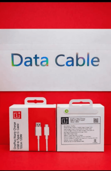 OnePlus Warp Charge USB Type-C To Type-C Cable, 1.0m, 120W