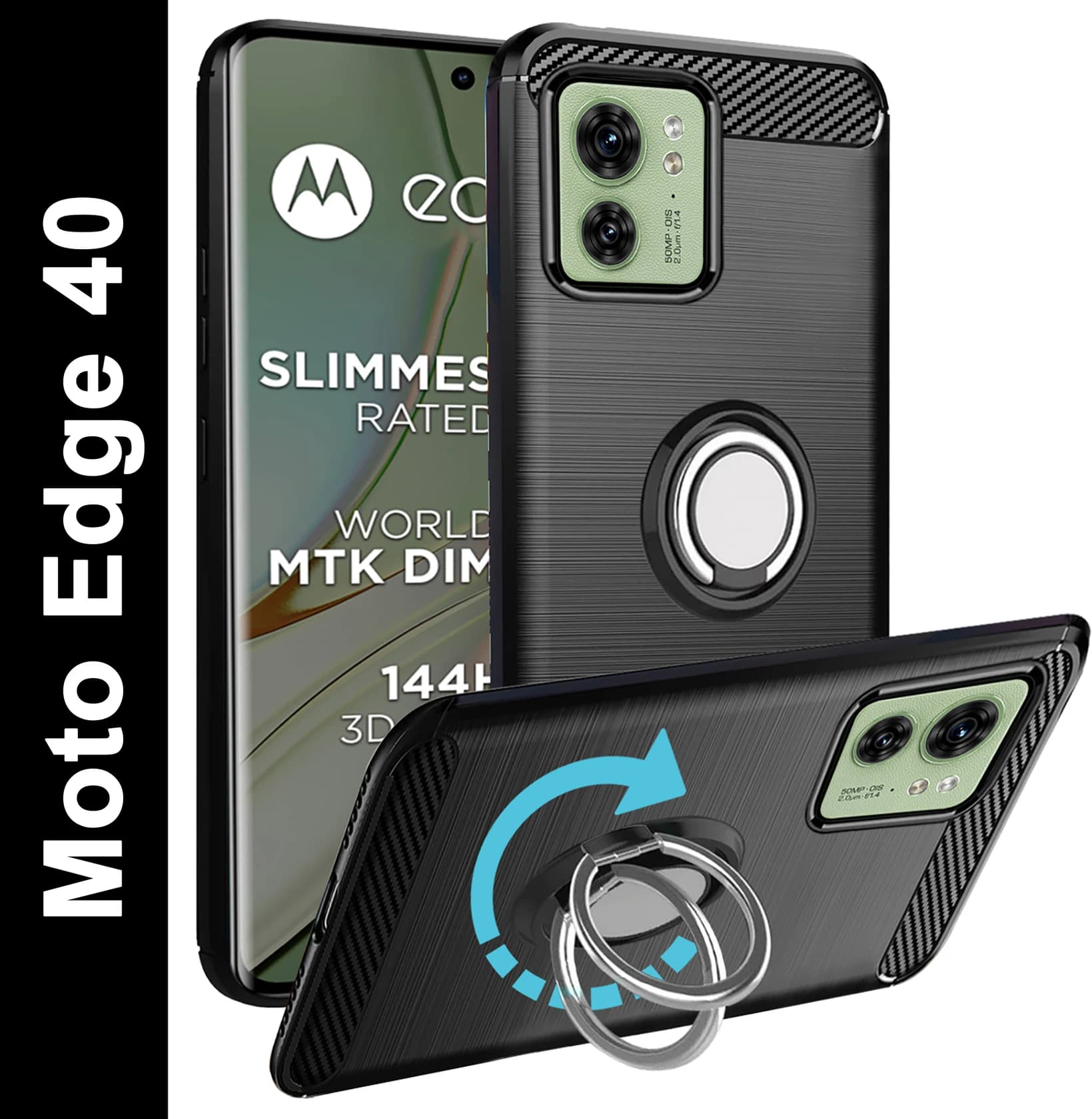 Flexible Silicone Back Cover for Motorola G96 5G image 1