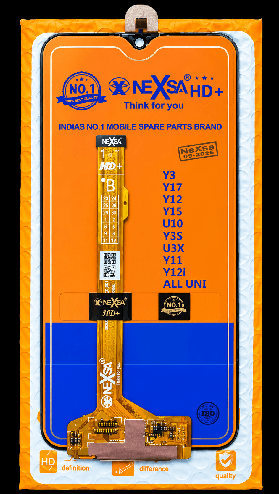 Nexsa HD+ LCD Display Touch Screen Combo For Vivo Y12