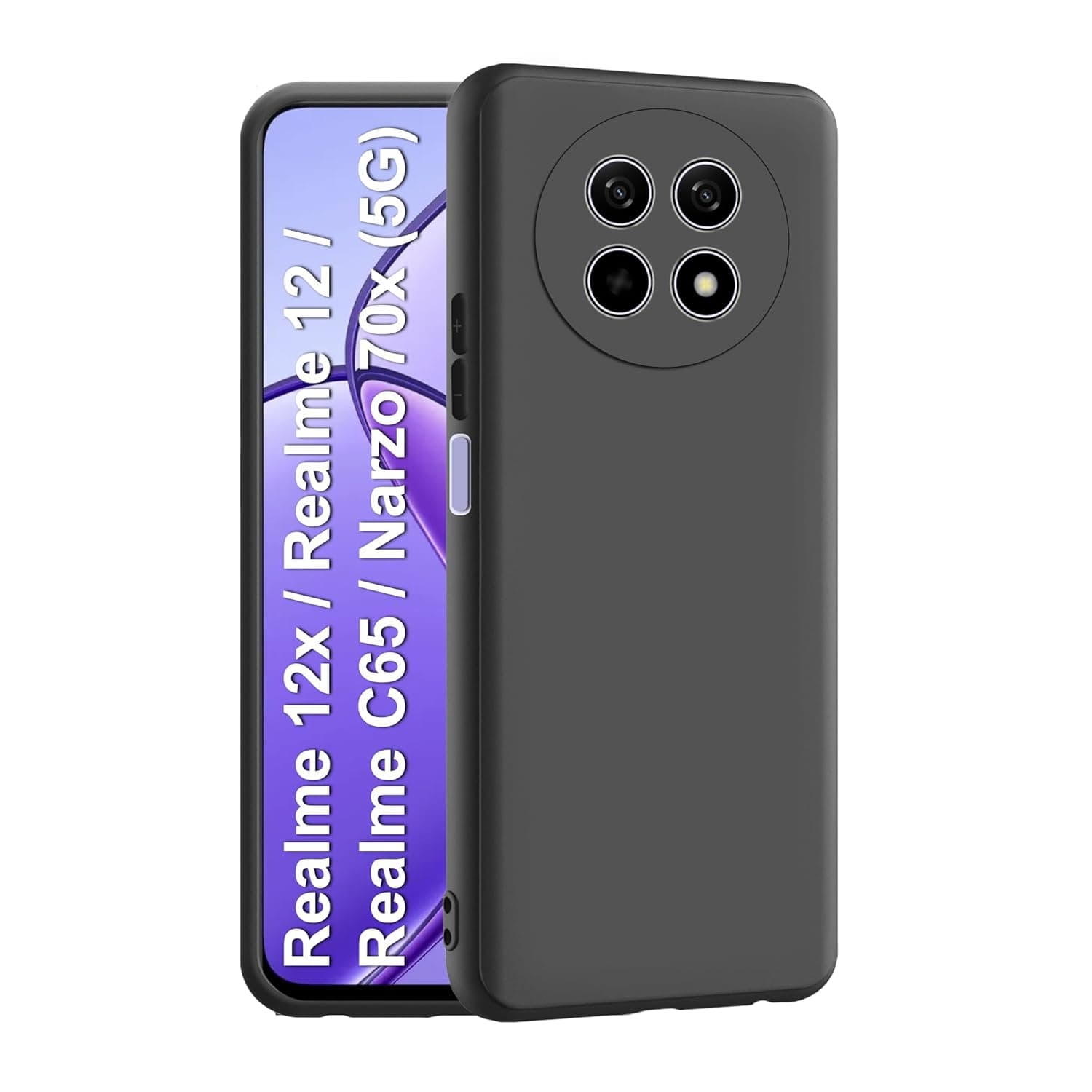 CEDO Back Cover for Realme 12x / 12 / C65 / Narzo 70x (5G) image 1