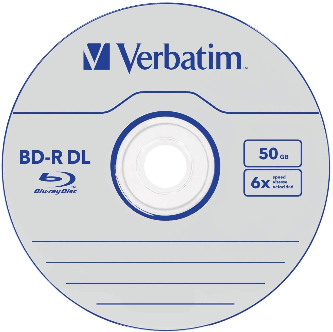 BD R DL 50GB 6X 5Pack Jewel Case image 1