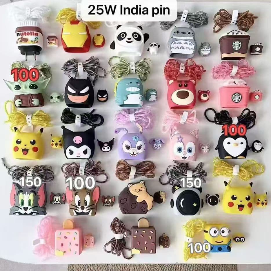 Cartoon Cable Protector Set
