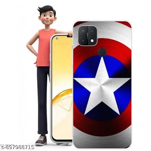 Oppo A15 Shock Proof Back Cover image 1
