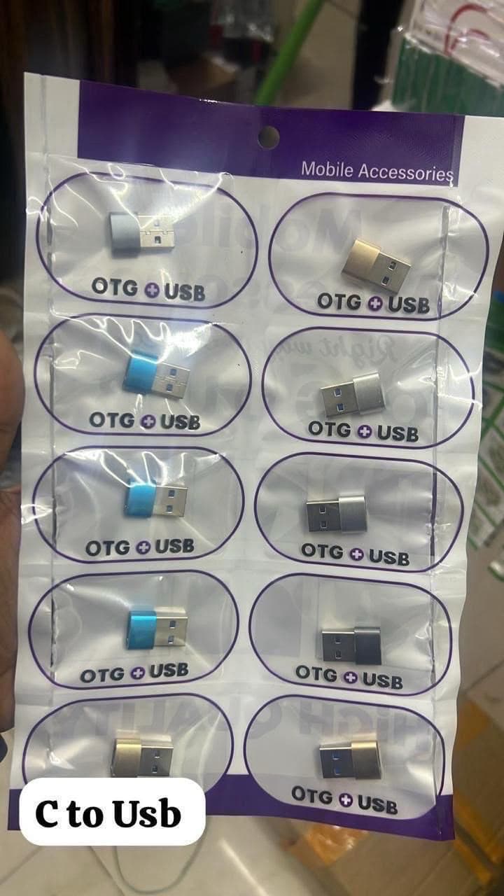 Generic Type-C to USB OTG Adapter (On-The-Go Connector) – Bulk Strip