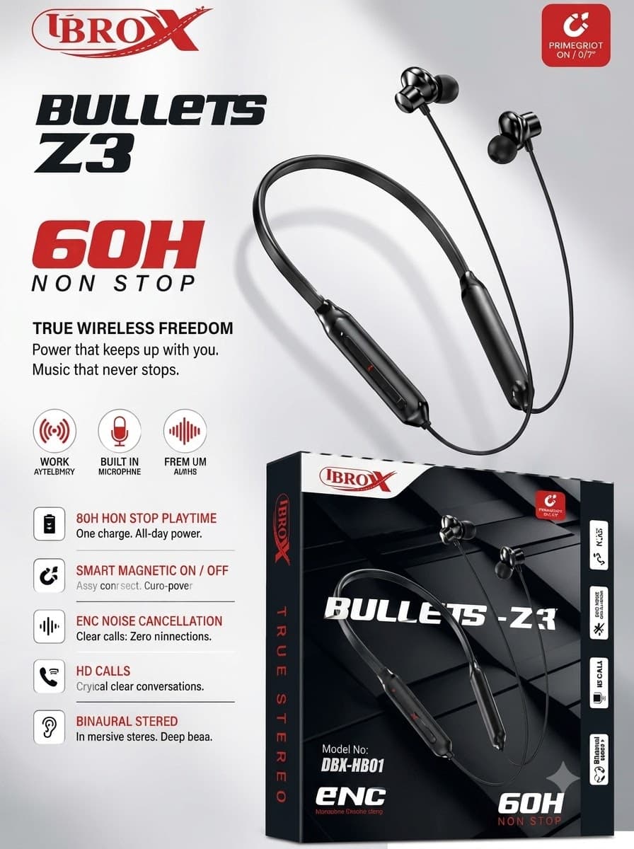 UBROX Bullets Z3 Wireless Neckband Earphones