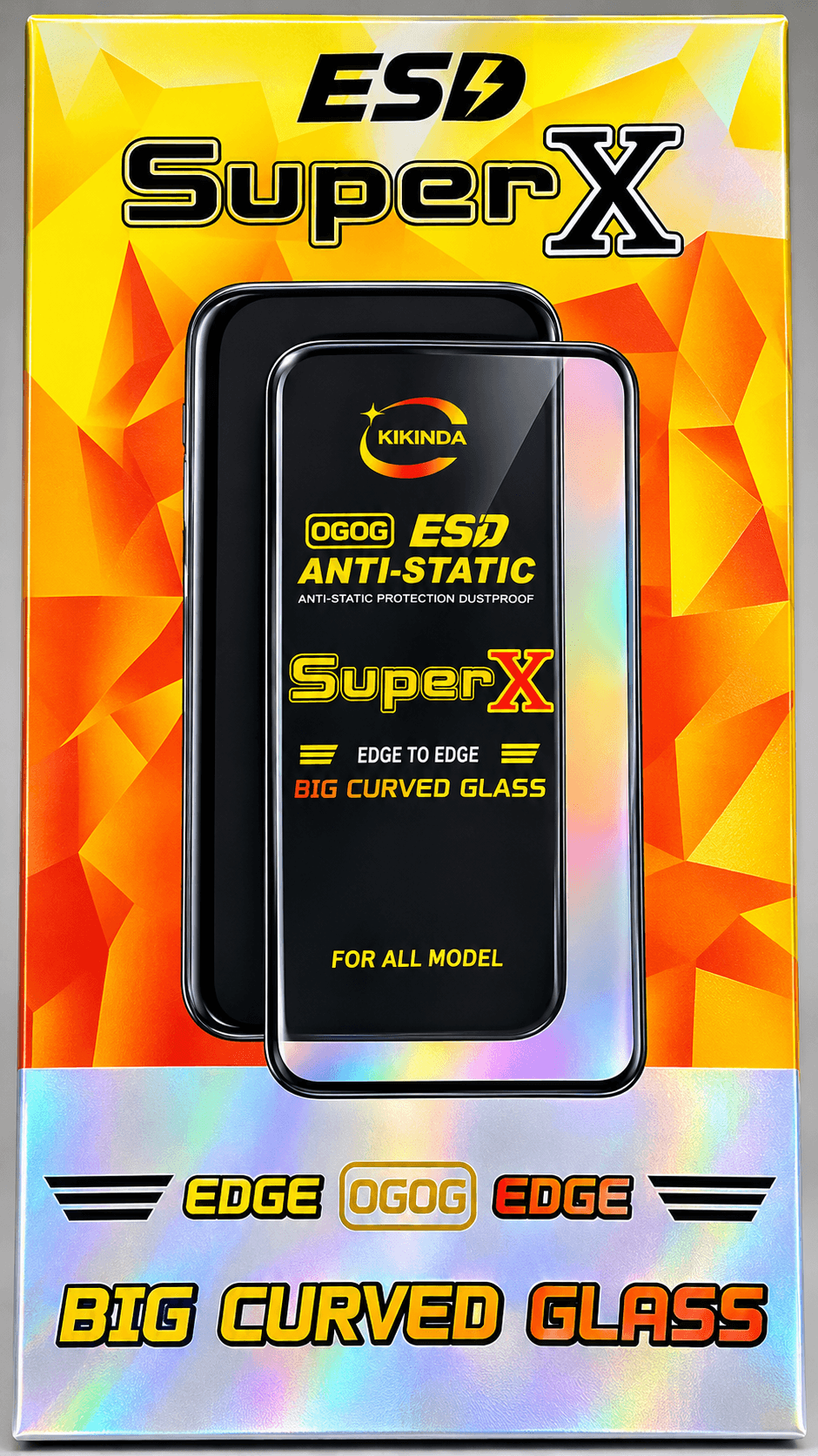 OGOG/OVOG ESD Super-X Big Curved Tempered Glass Screen Protector