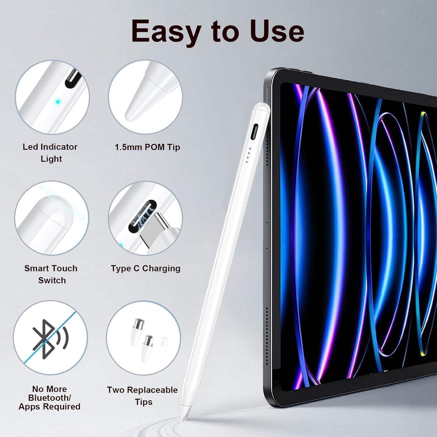 Universal Stylus Pen for iPad & Android Tablets image 4