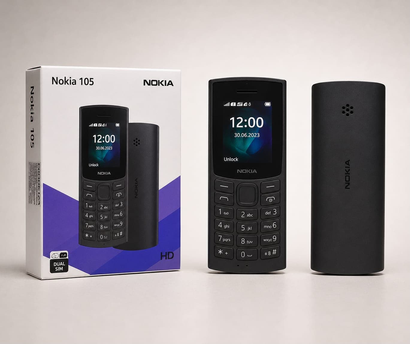 Nokia 105 (2023 Edition) Dual Sim Feature Phone image 1