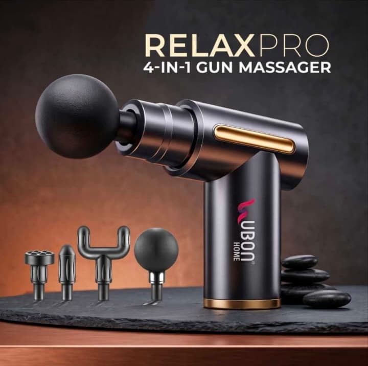 Ubon Home RelaxPro GM-2105 4-in-1 Gun Massager
