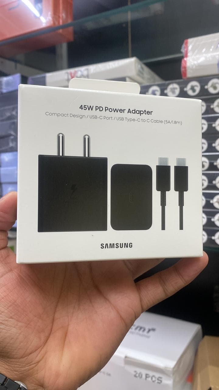 Samsung 45W PD Power Adapter With USB-C To C Cable (5A / 1.8m)