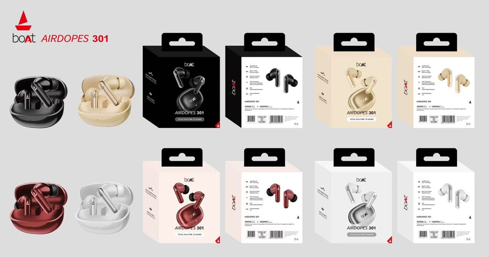 BoAt Airdopes 301 True Wireless Earbuds