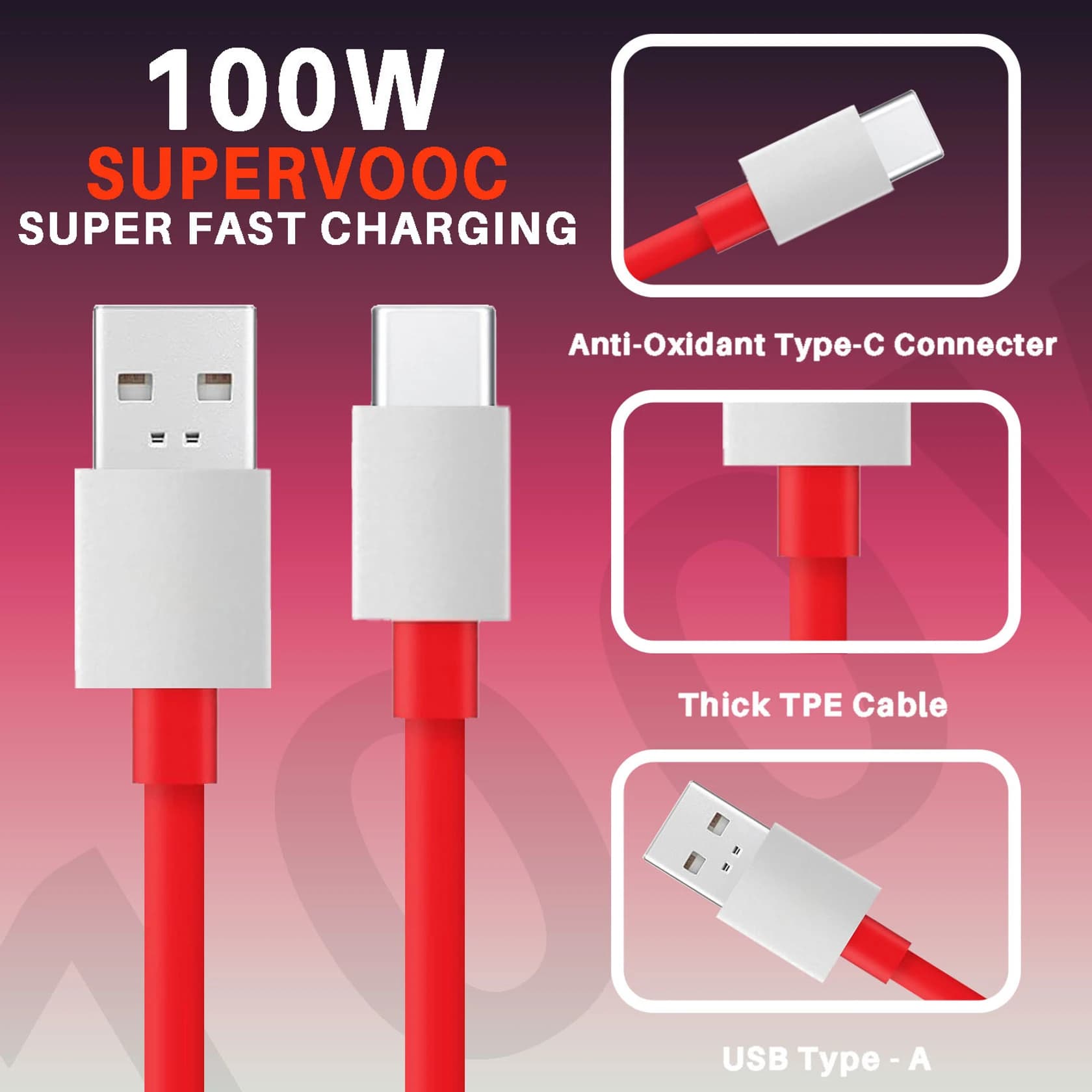 OnePlus SUPERVOOC Type-C to Type-C Cable image 4