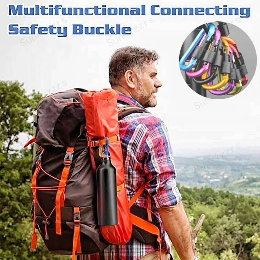 Aluminum Alloy Carabiner Clips image 3