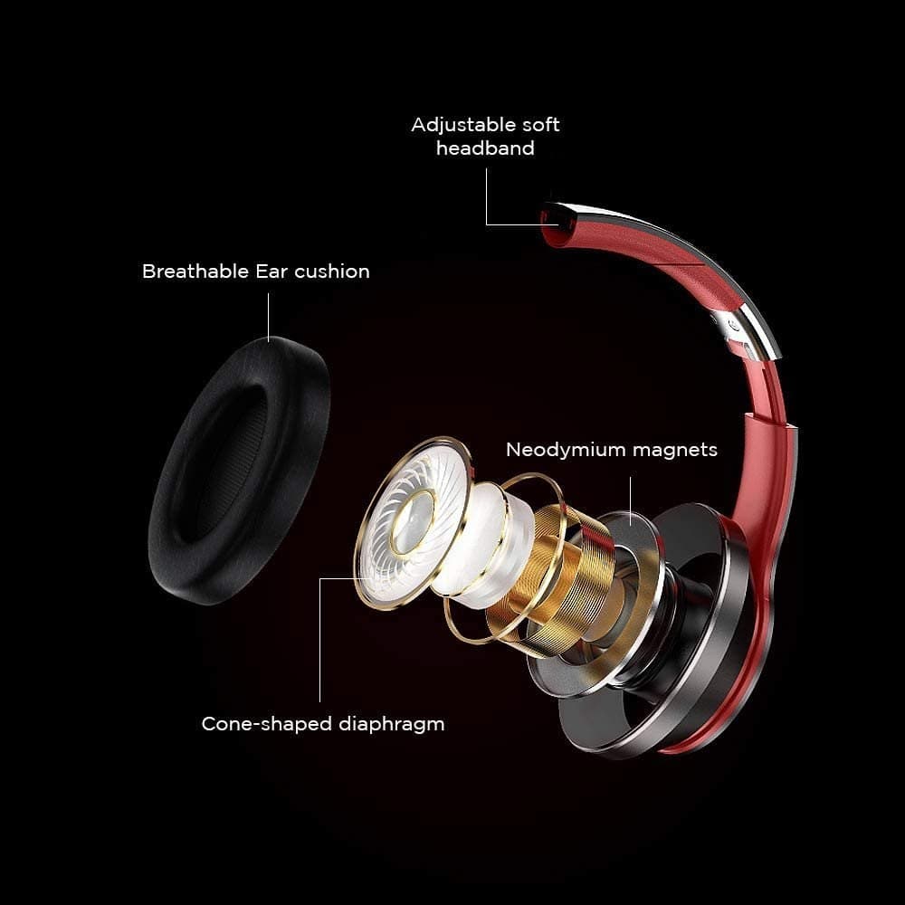 Lenovo HD200 Wireless Bluetooth Headphones with Microphone image 3