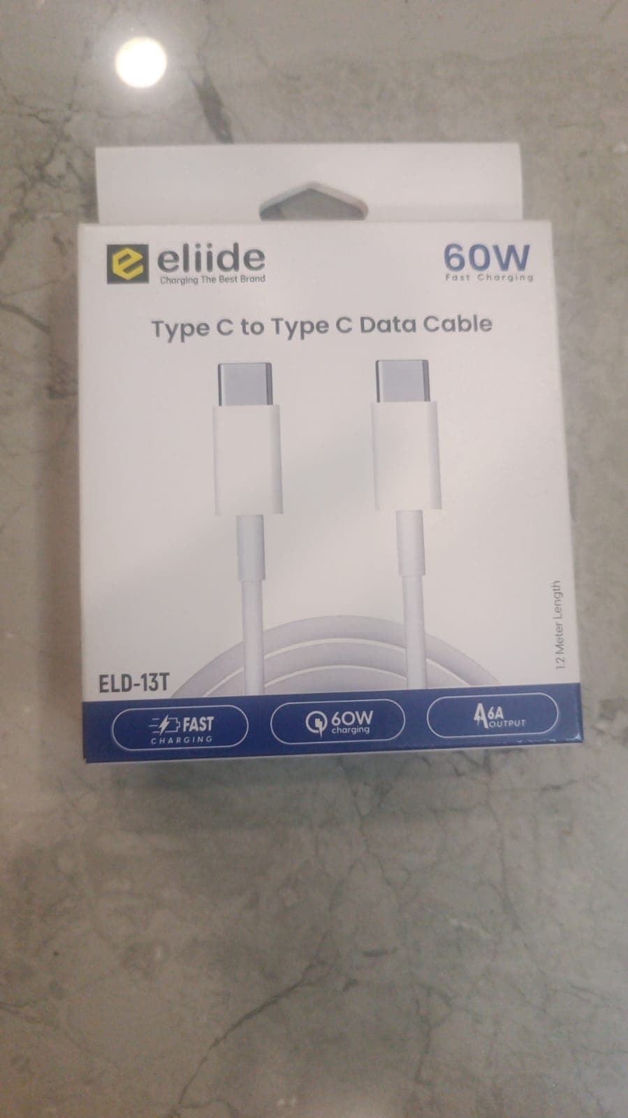 ELIIDE ELD-13T 60W Type-C To Type-C Data Cable image 2