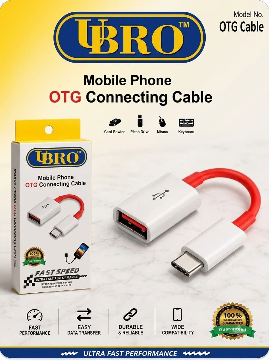 Ubro Mobile Phone Otg Connecting Cable
