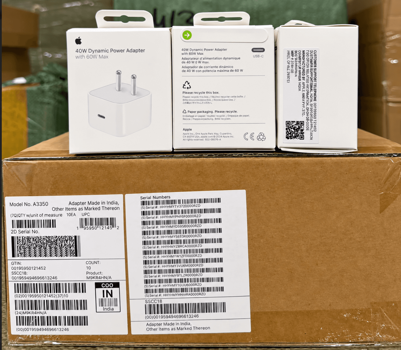 Apple 40W Dynamic Power Adapter With 60W Max (18pro) Series image 1