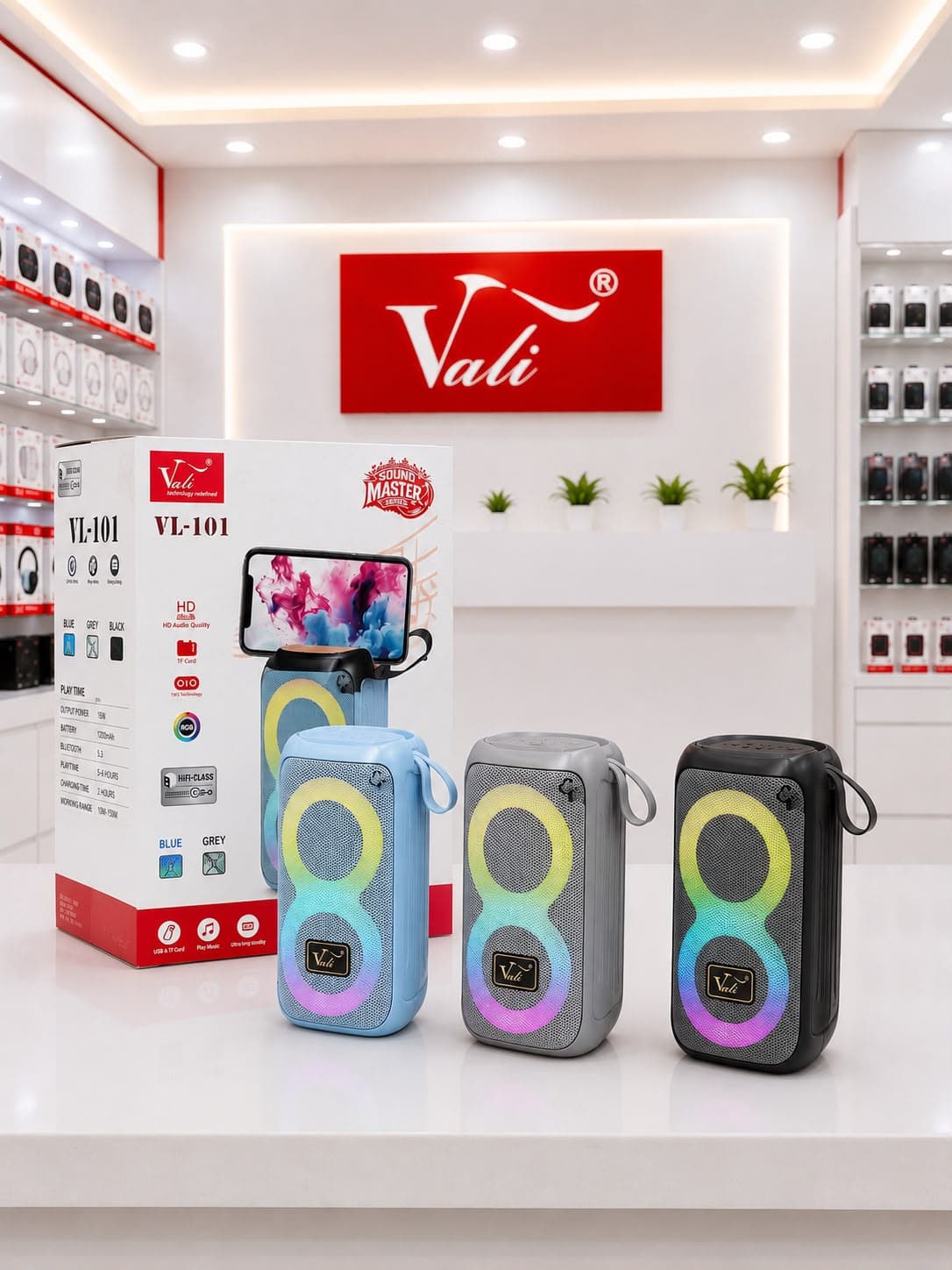 Vali VL-101 Sound Master Series Portable Bluetooth Speaker image 1
