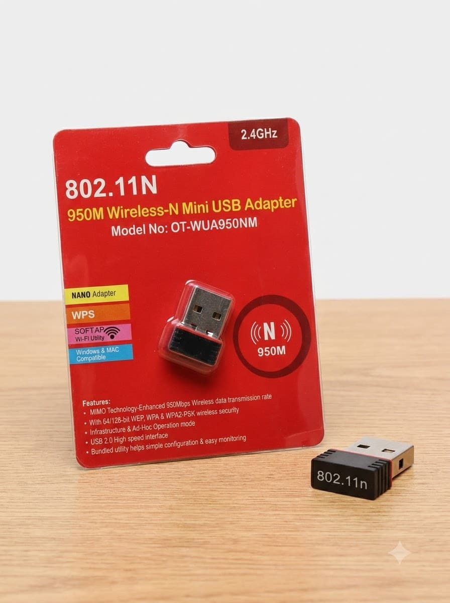 802.11N 950M Wireless-N Mini USB Adapter image 1