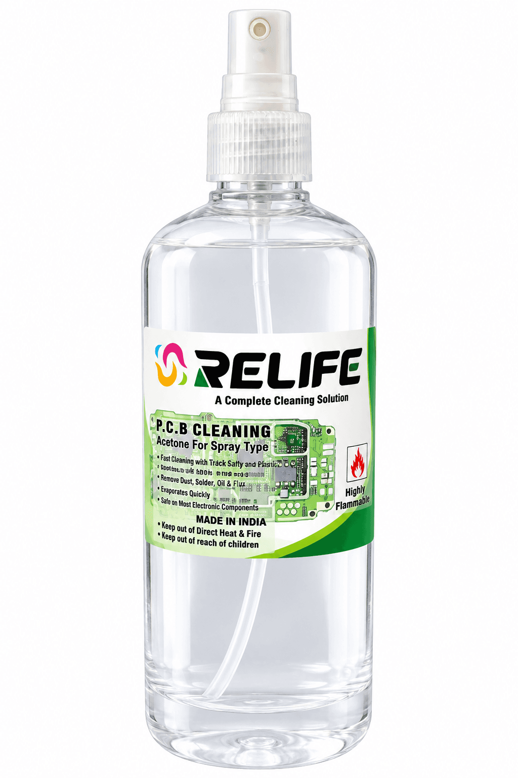 RELIFE PCB Cleaning Solution Spray – 500 Ml