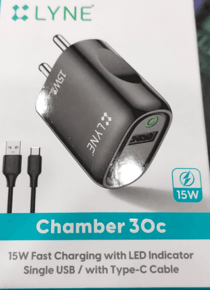 LYNE Chamber 30C 15W Fast Charger