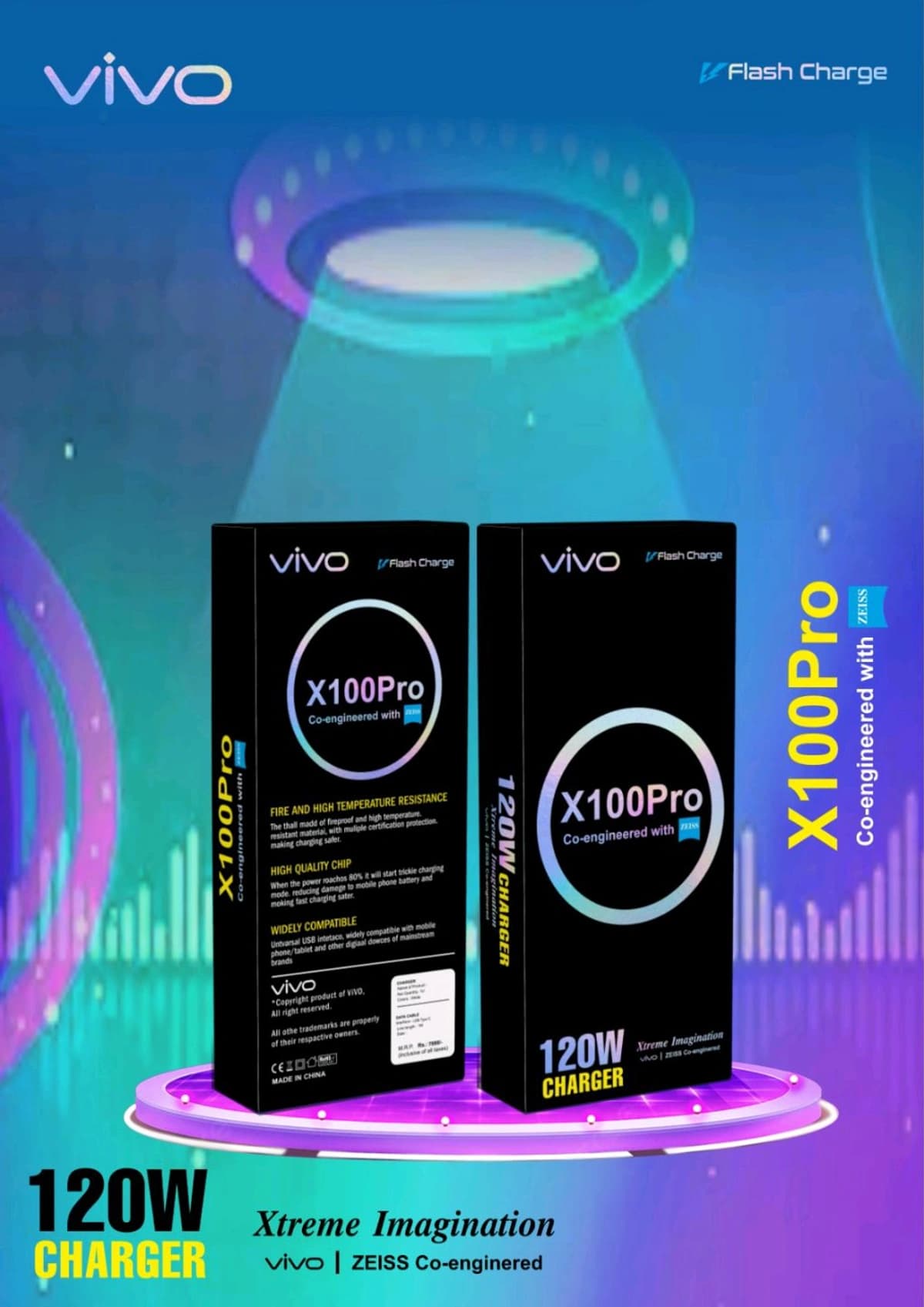 Vivo X100 Pro 120W Flash Charger