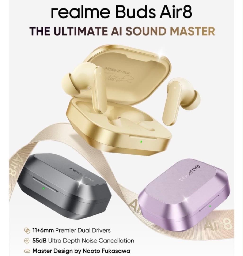 REALME air 8 premium buds
