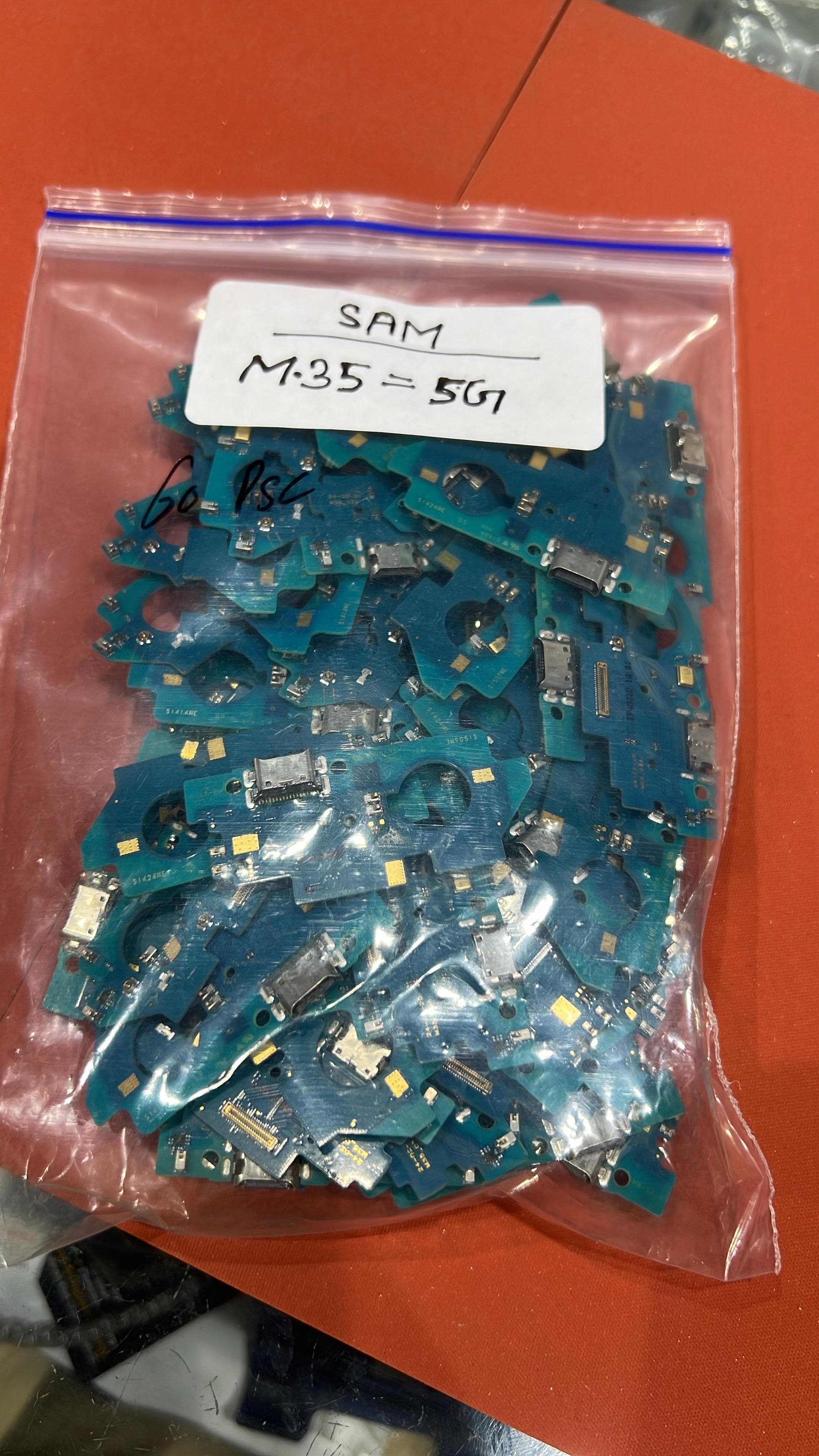 Samsung Galaxy M35 5G Charging Connector PCB Board / Charging Sub-Board