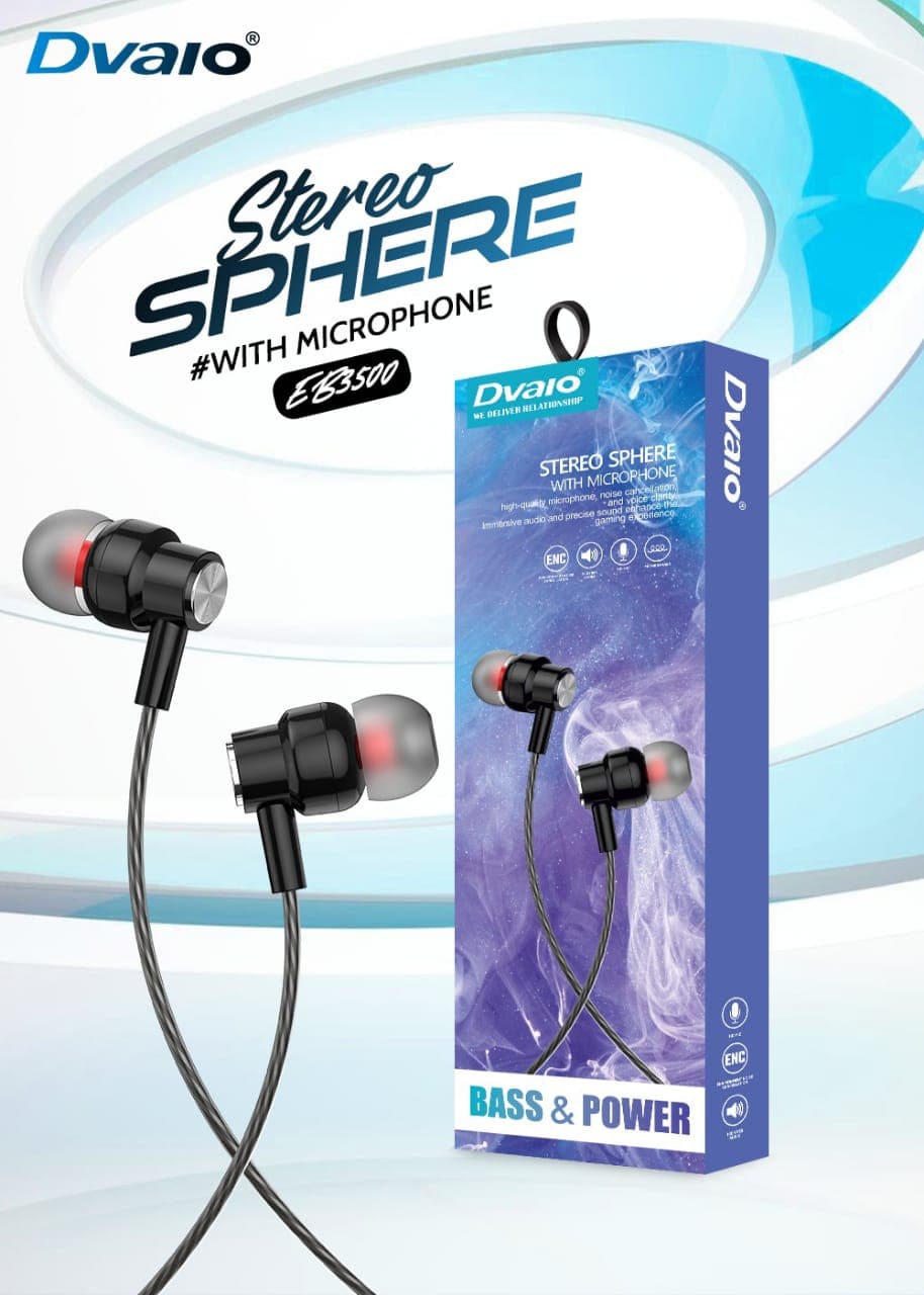 Dvaio Stereo Sphere EB3500 Wired Earphones