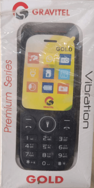 Gravitel Gold Keypad Feature Phone
