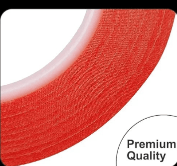3mm Red Adhesive Double Sided Transparent Tape image 4