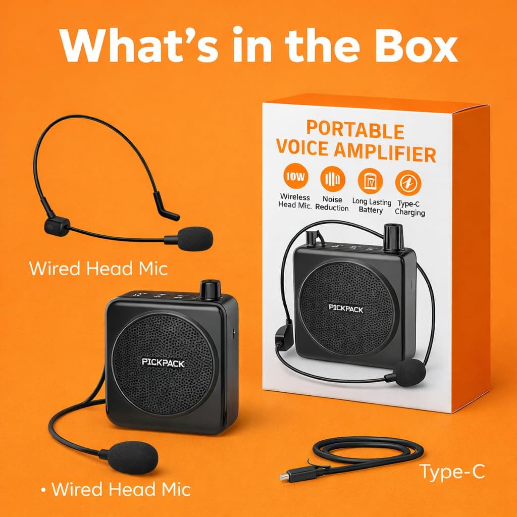 PICK PACK PP BT825 Voice Amplifier/Voice Recorder / Wireless Speaker image 1