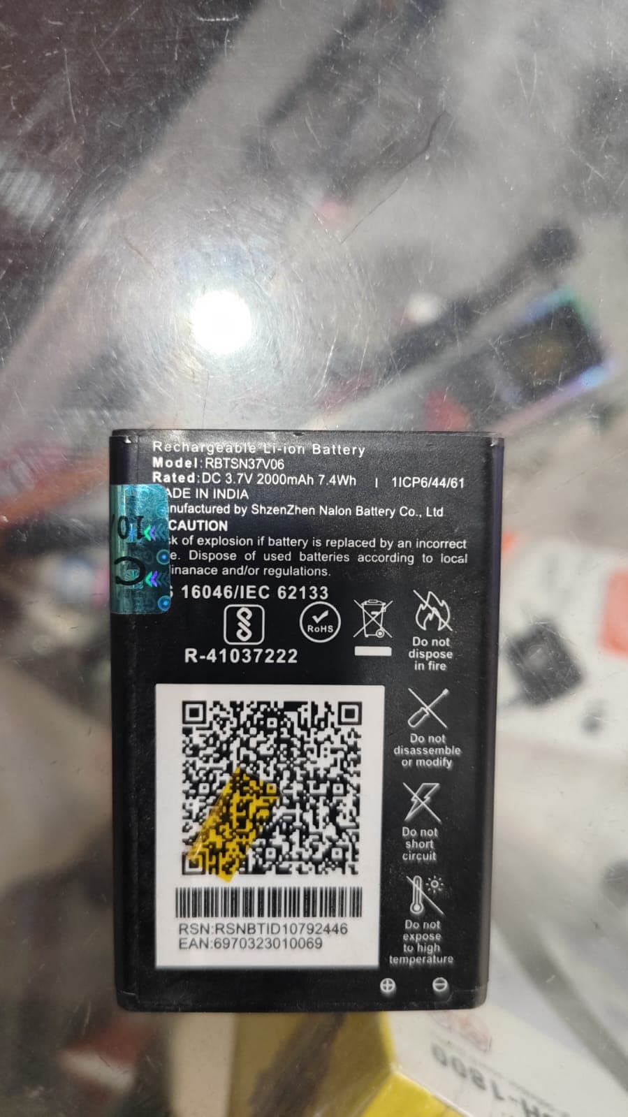 Jio Keypad Phone Replacement Battery RBTSN37V06