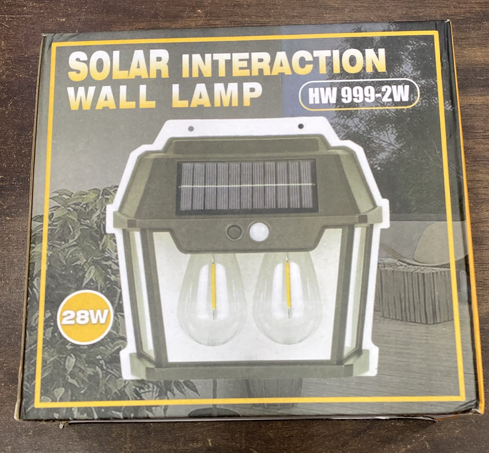 Solar Interaction Wall Lamp HW 999-2W
