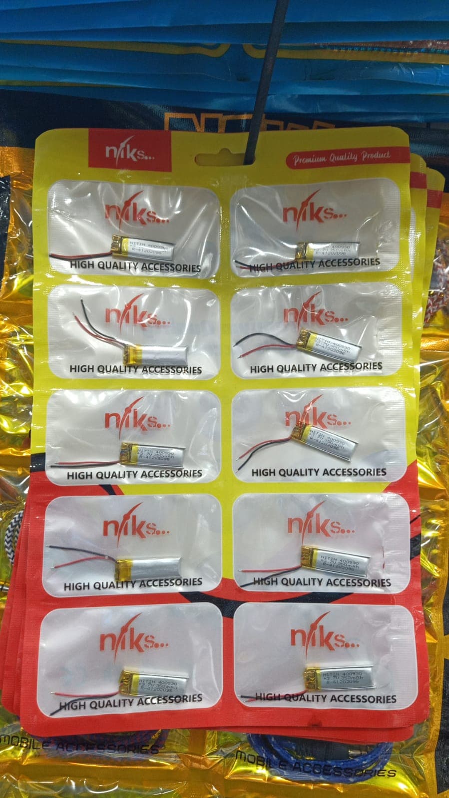 3.7V Lithium Polymer (Li-Po) Rechargeable Battery (FULL PACK)