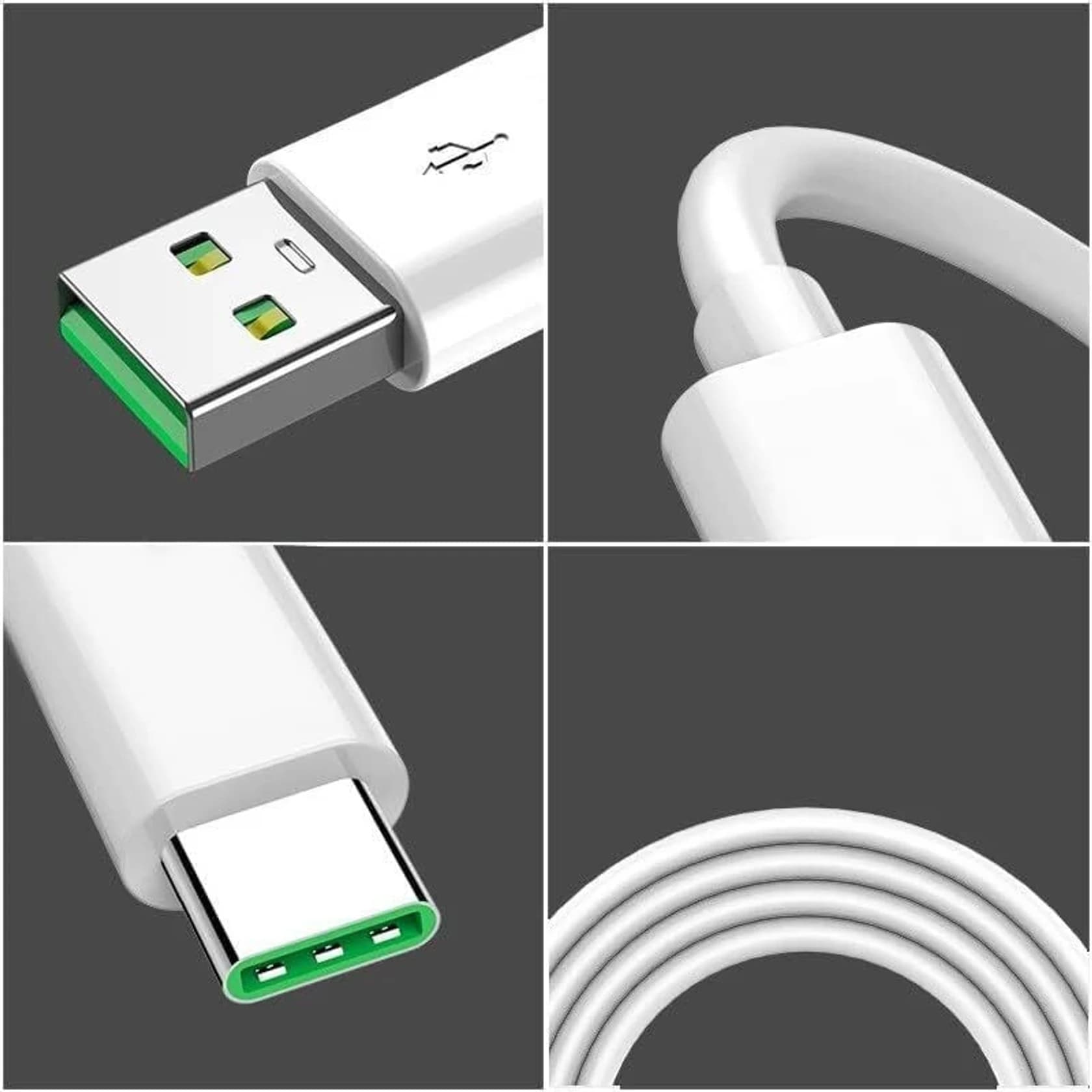 Oppo Super Fast Charge USB-A to Type-C Cable image 1