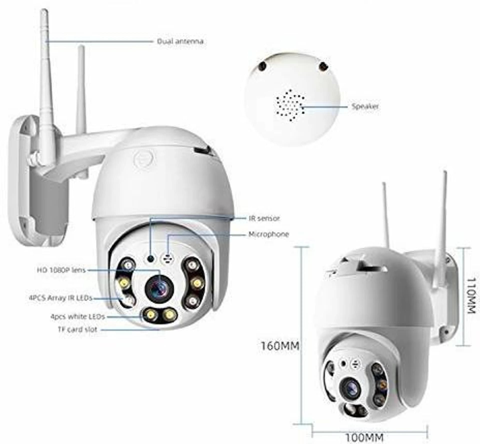 WiFi PTZ Outdoor Security Camera image 2